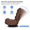 5-Position Folding Floor Gaming Chair with 360 Degrees Swivel Base Suitable for Any Room